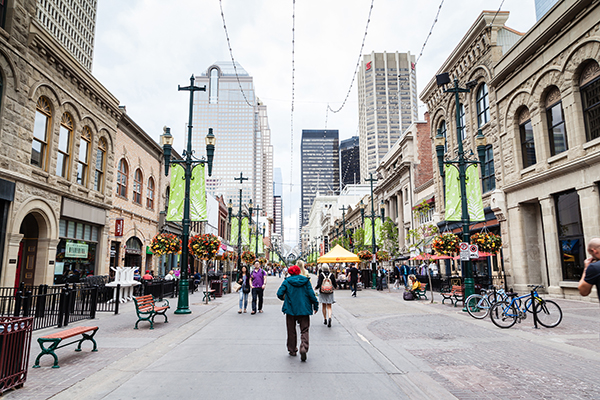 Calgary Interesting Sights Stephen Ave Walk