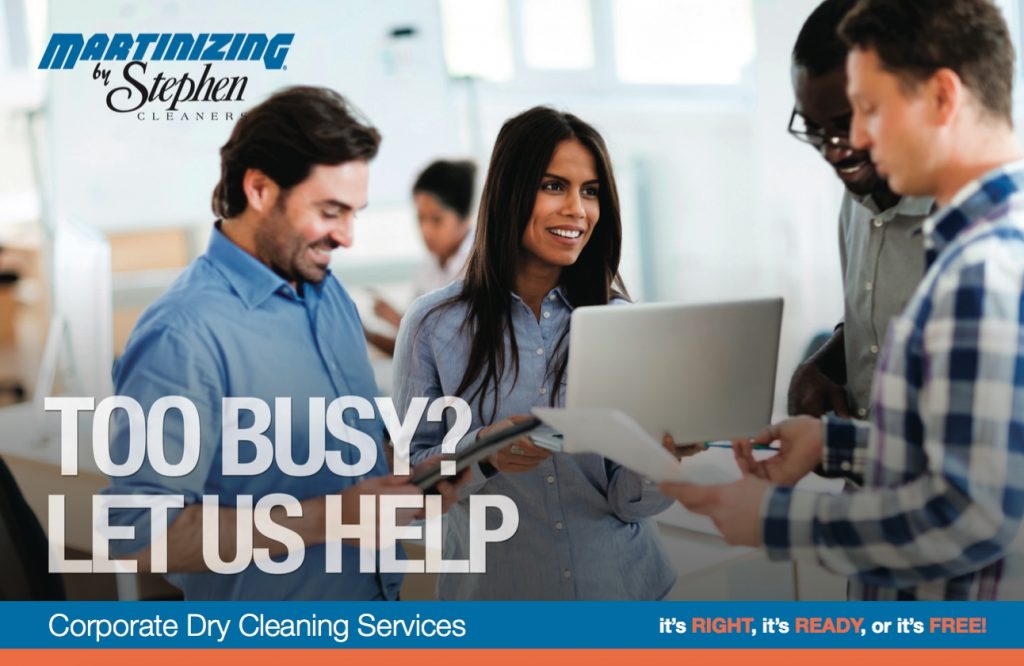 Too Busy? Let Us Help Martinizing By Stephen Cleaners Hollyburn