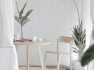 minimalist living in small rental apartment