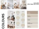 Rental Home Decor Mood Board Colours